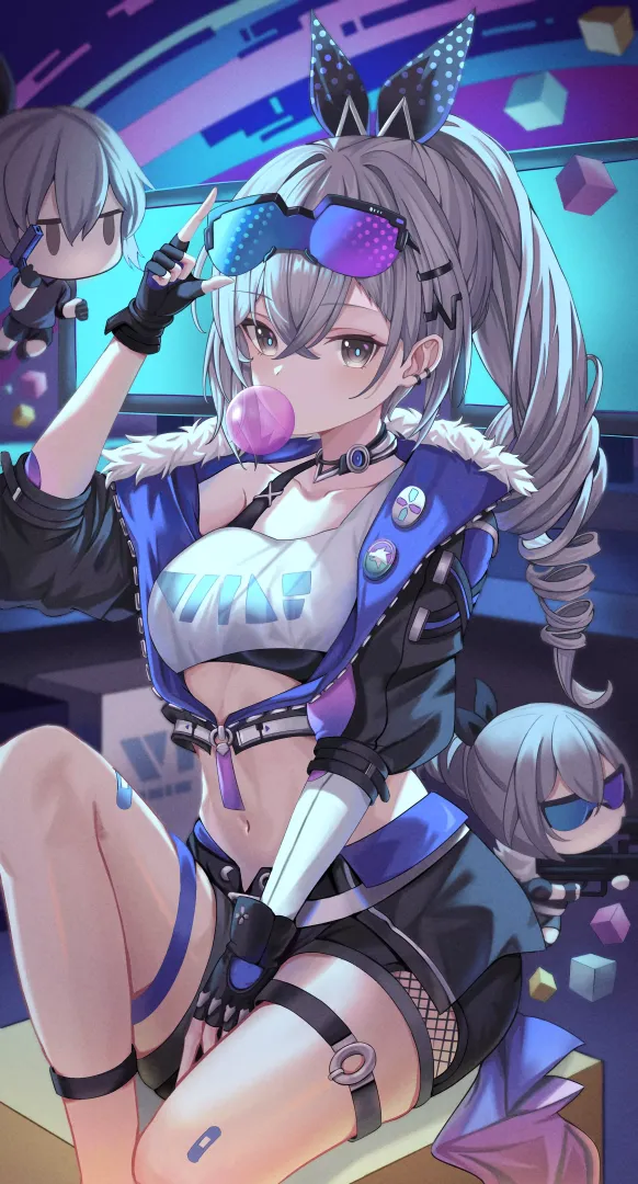Silver Wolf Thighs [Honkai Star Rail]
