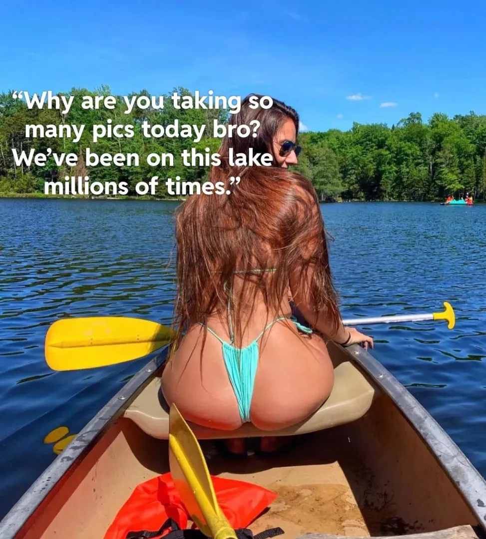 Sis gave me a great view on the lake this year 🥵