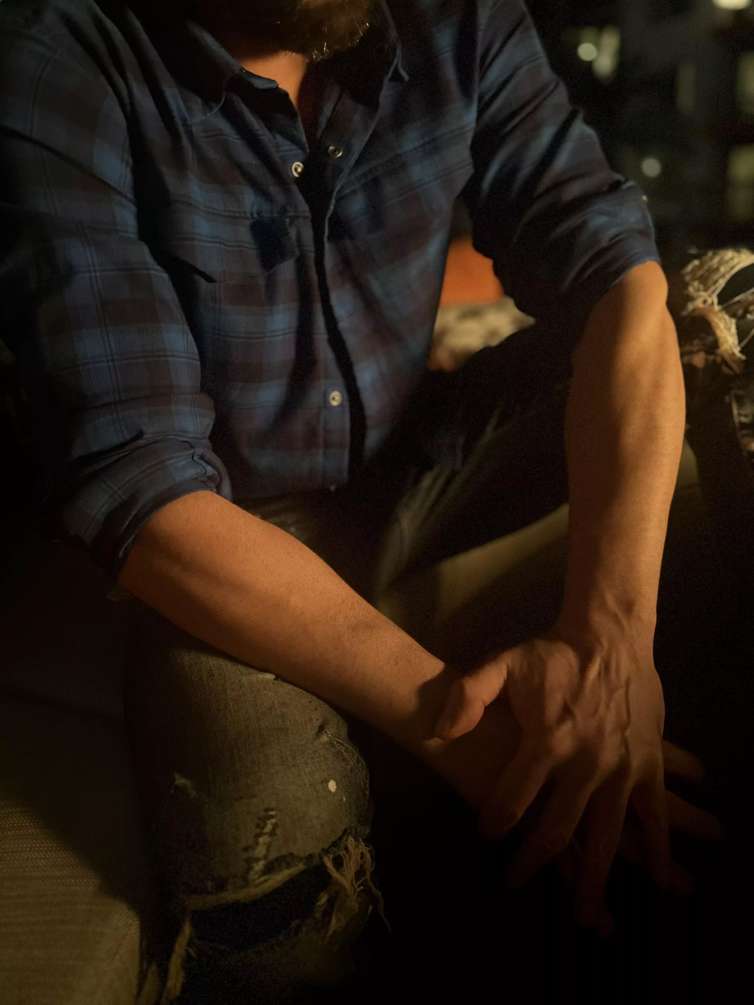 Sit by the fire with me