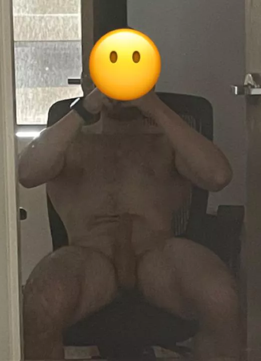 Sitting back 