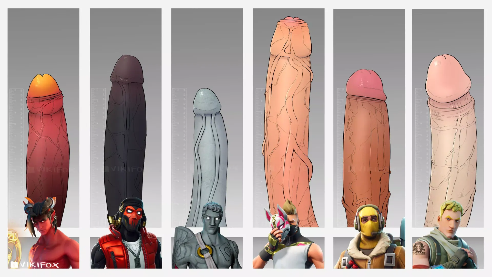 six cock fortnite character.