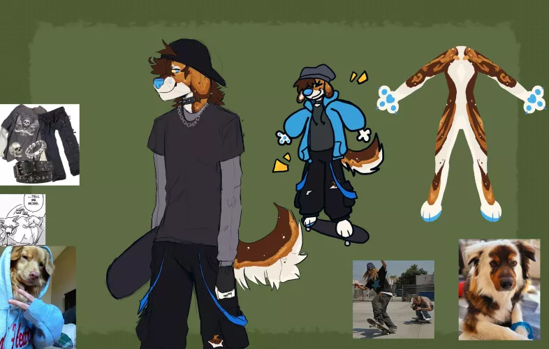 Skater dawg :D (art by me!)