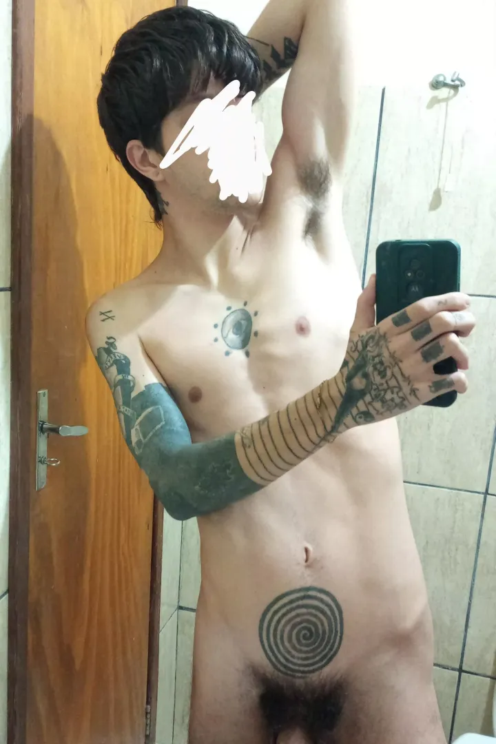 skinny tatted boy