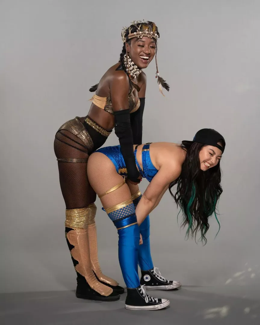 Skye Blue and Queen Aminata