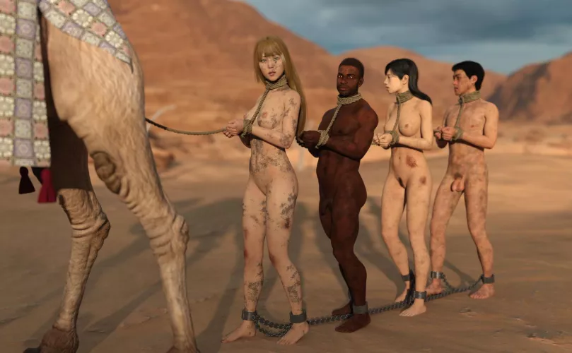 Slave Caravan by fantasytubasa