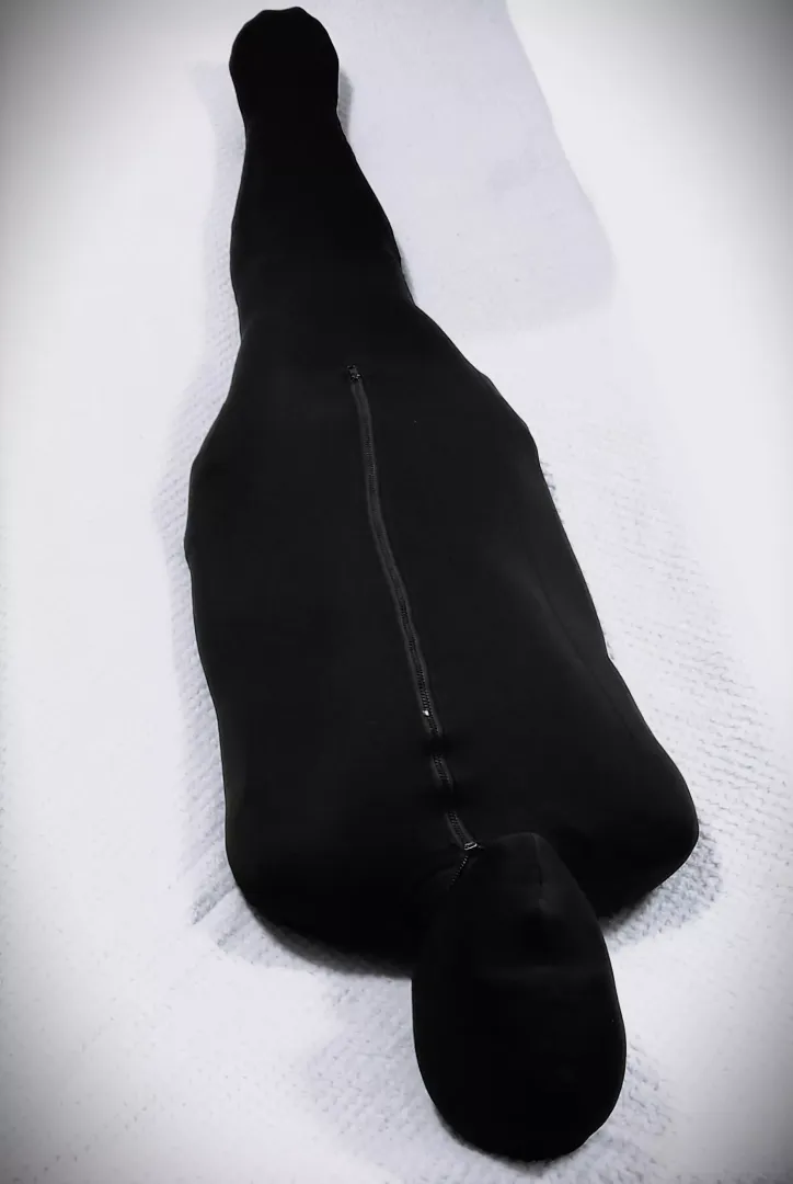 Sleepsack mummification self bondage