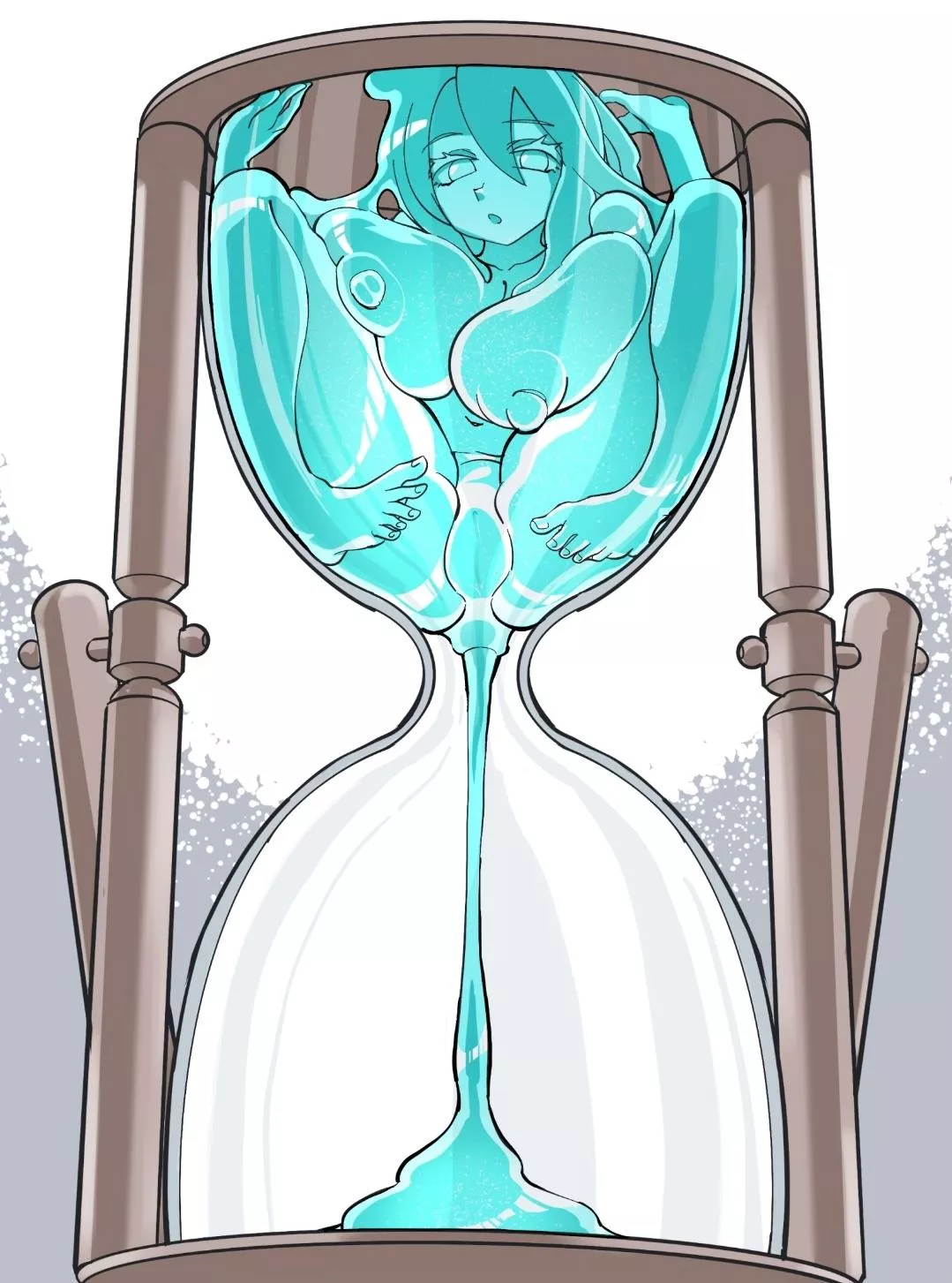 Slime Girl Hourglass