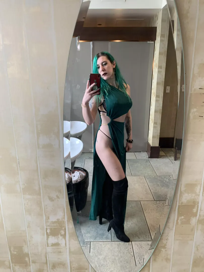 Slit dress