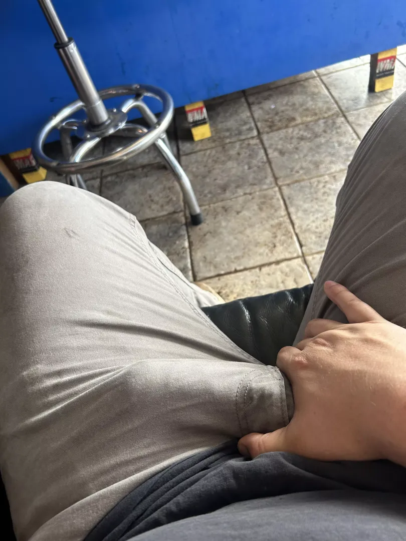 Slow day at work .