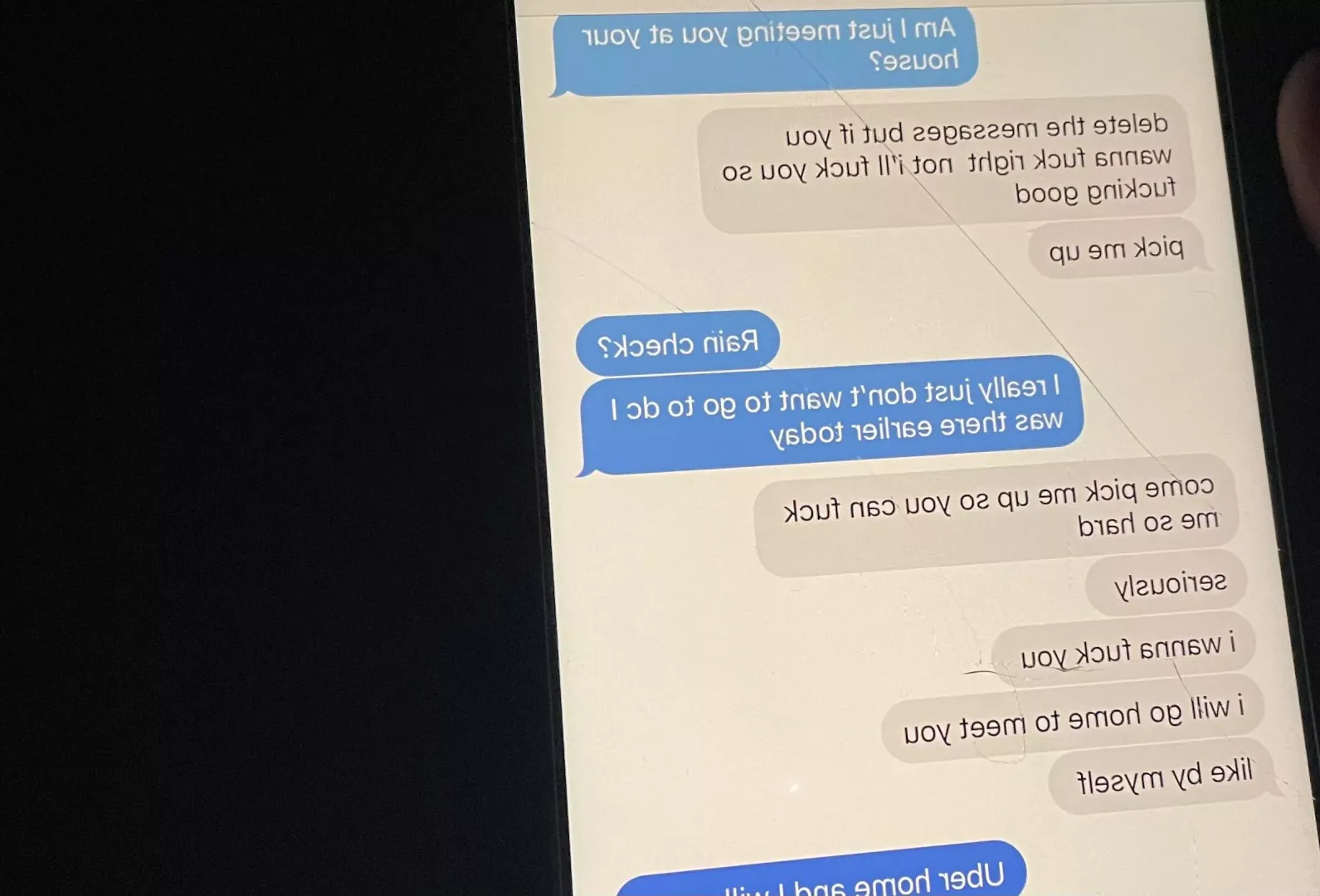 Slut friend can’t resist bfs cock, love seeing her text him loke this behind my back.