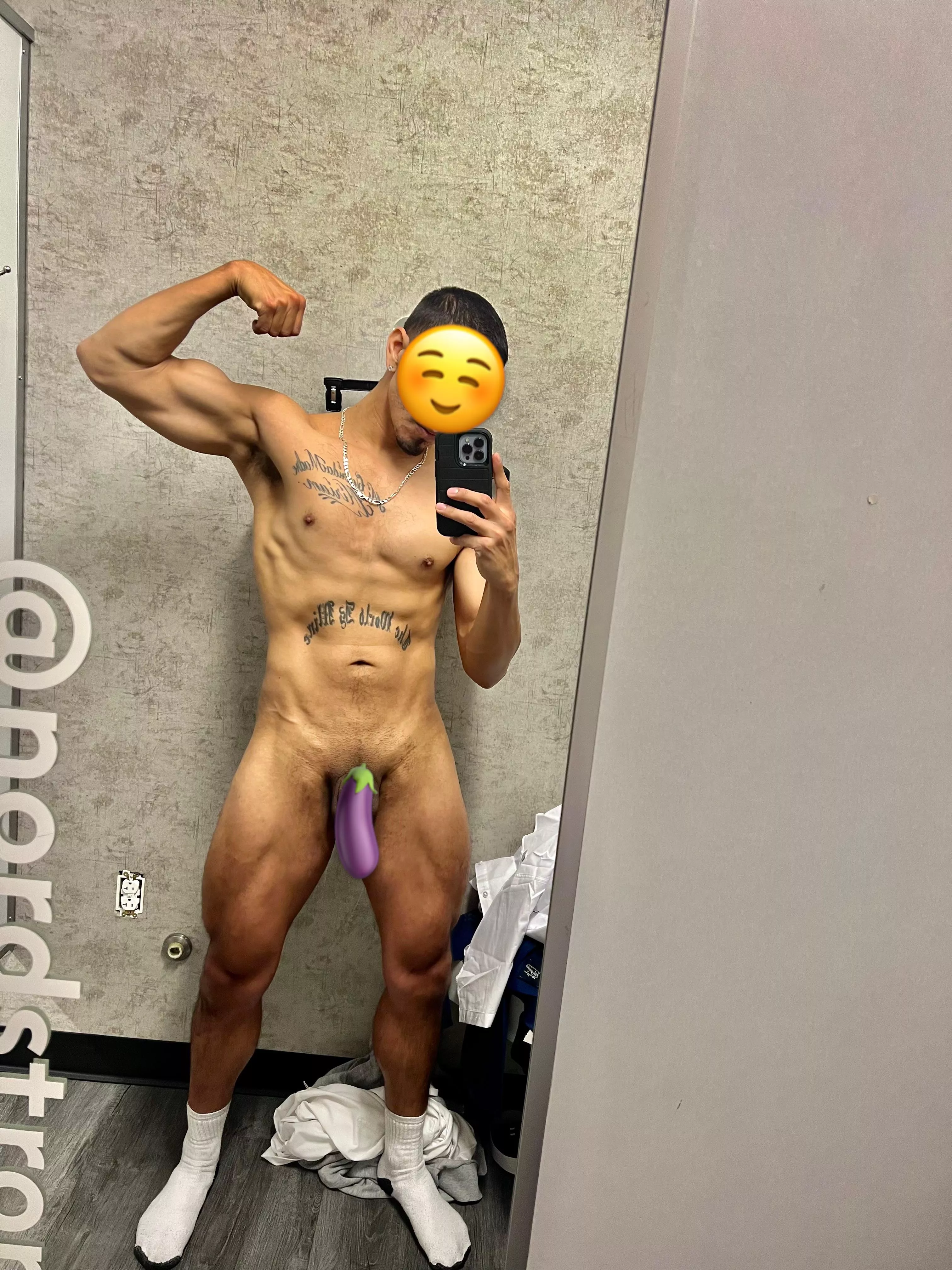 Smell them in the dressing room.