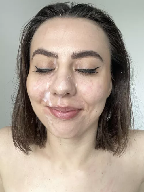 Smile! I'm covered in sperm.