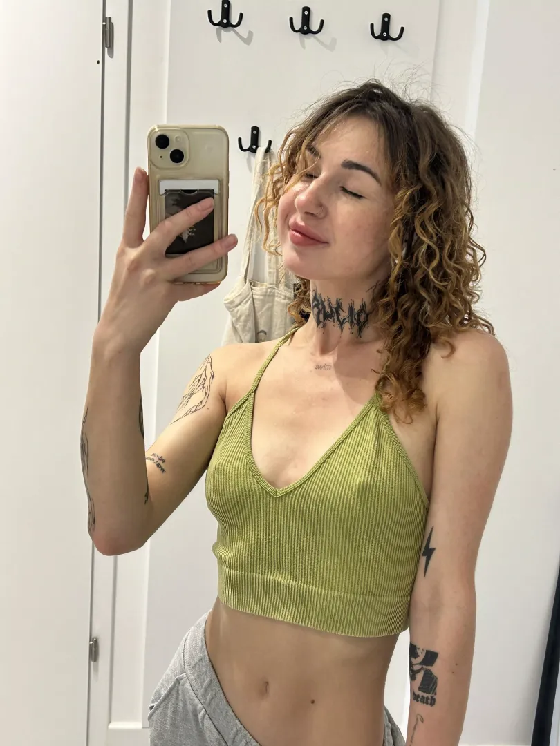 smiling selfie in the morning