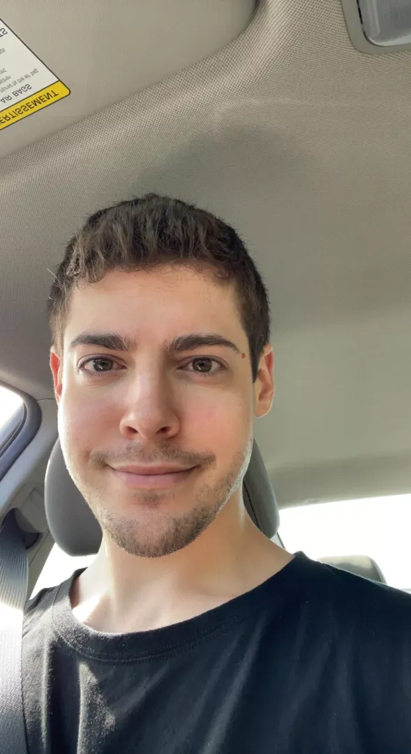 Smiling through the pain when I lose competitive games :)