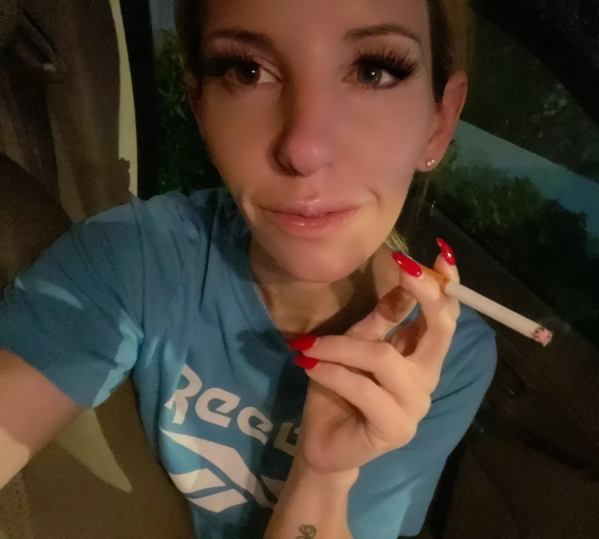 Smoke after the gym late last night