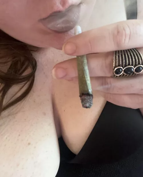 Smoking before I have a little [f]un 😈