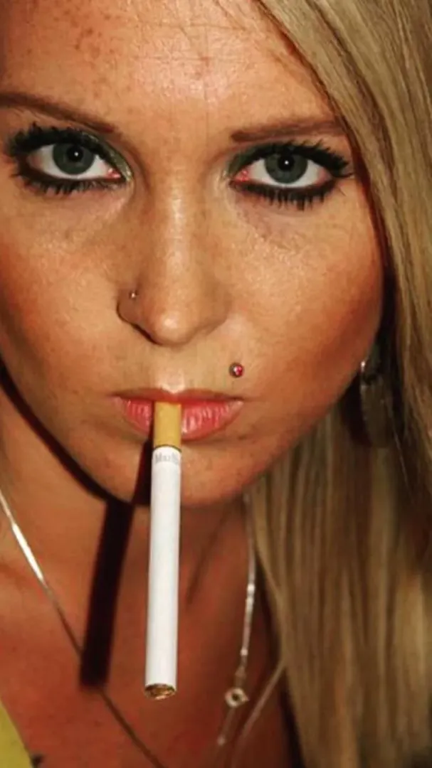 Smoking woman