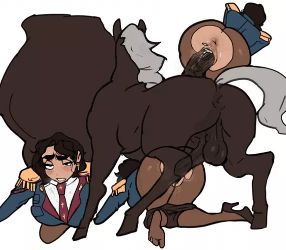 Sneaking a quick fuck before work (Dolecat)