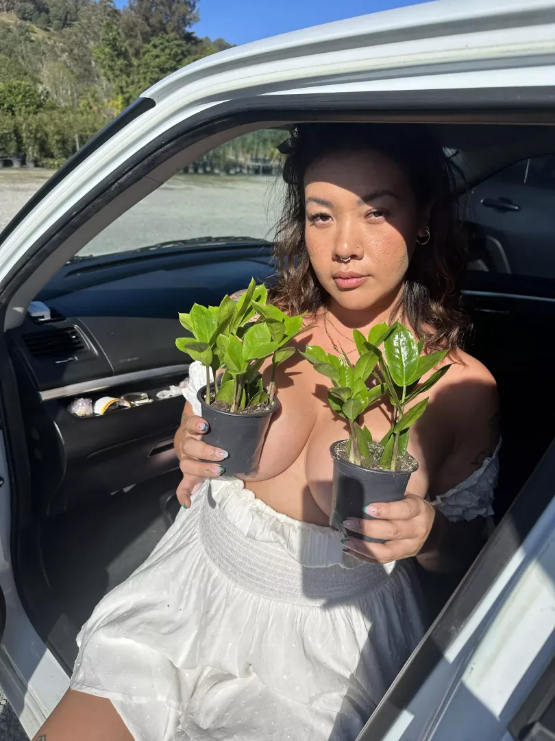 Sneaking my tits out in public turns me on