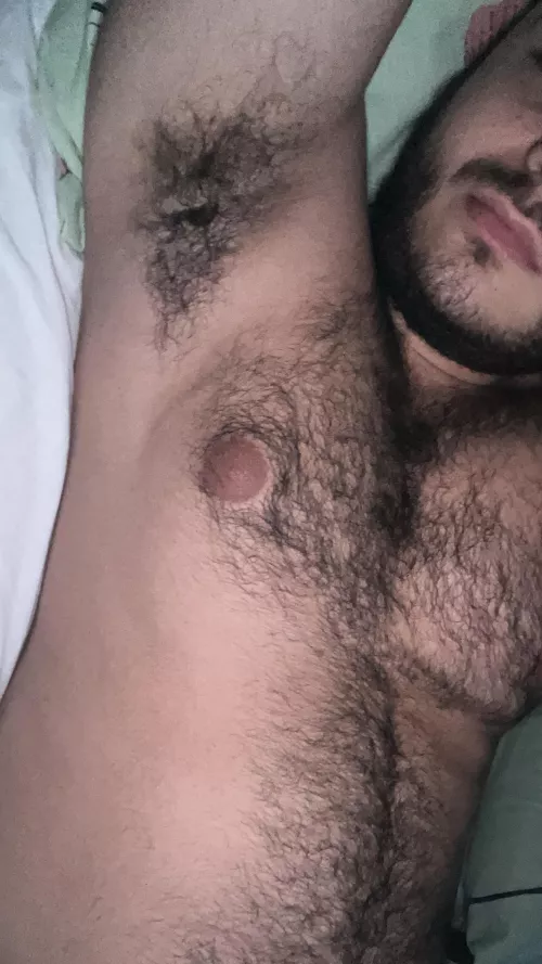 Sniff my hairy armpits