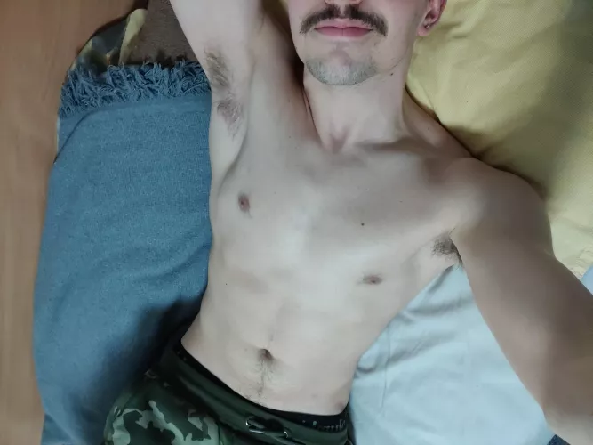 sniff them while we're lying in bed