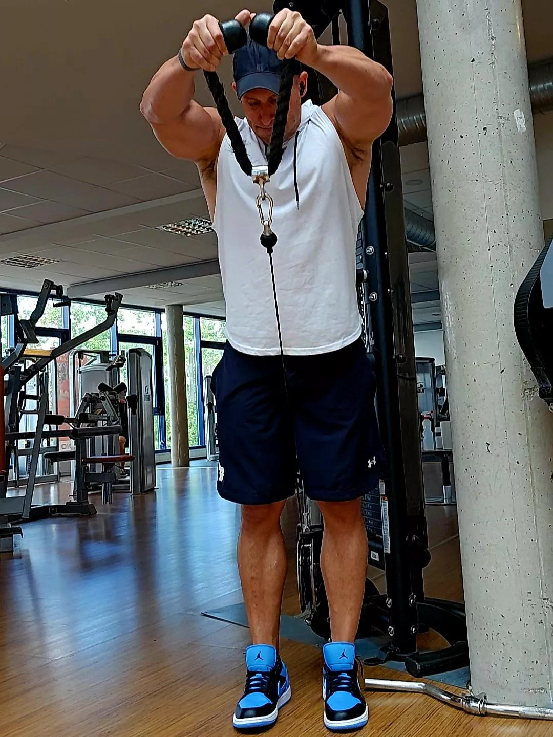 Sniff while I'm working out.