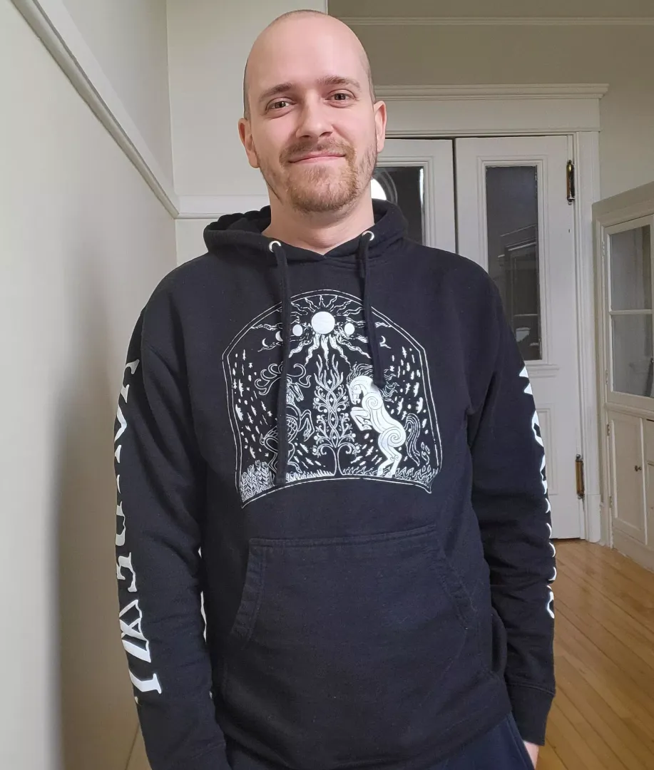 Snow days mean working from home in comfy clothes!