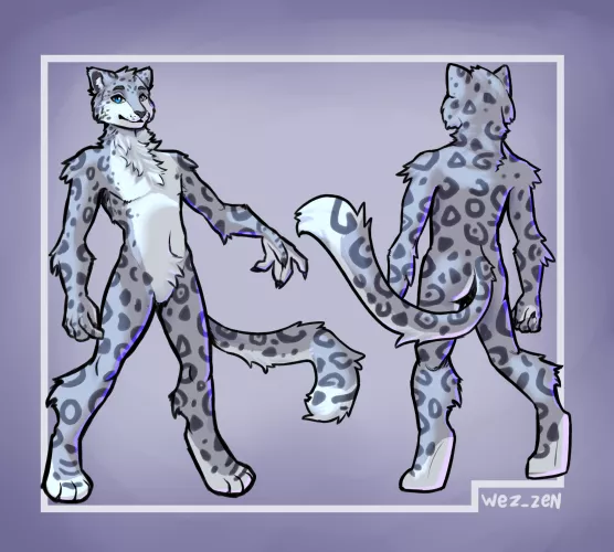 snow leopardd!! (my commissions are open, more info on the comments)