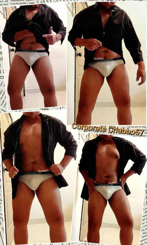 So I had a presentation to make to a client today. So I had on my 'serious-business' briefs.