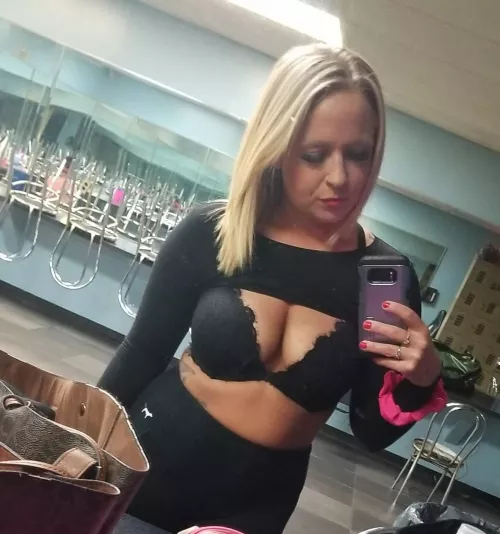 So tan. So blonde. Such huge boobs.