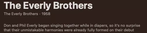 So, they started singing together at what, 16? 17?