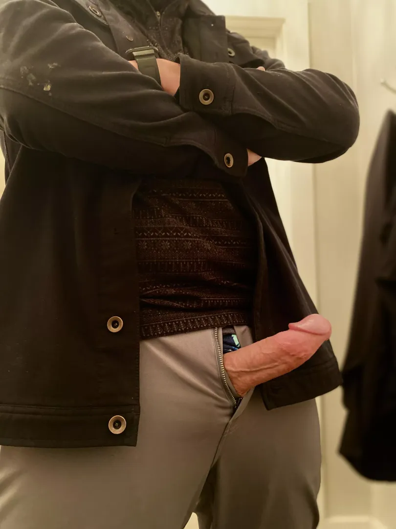 So thick it barely fits through my fly