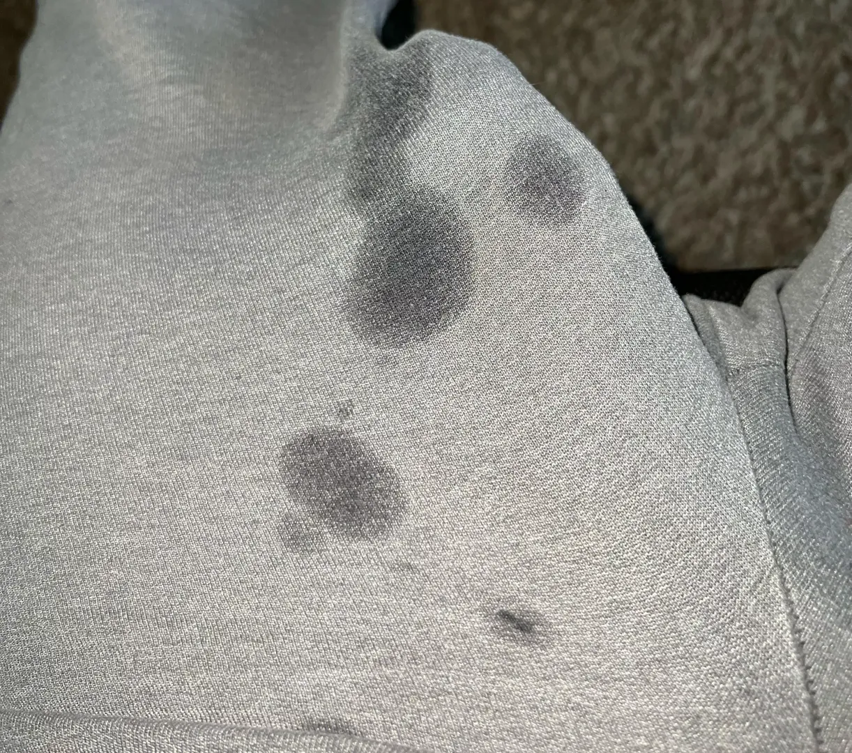 Soaking my sweats