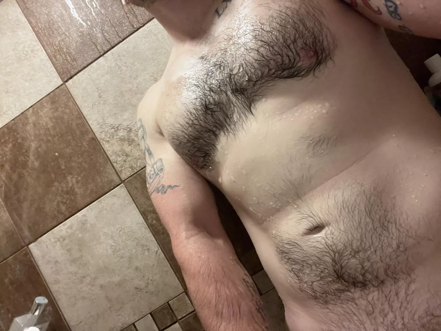 Soaking wet…