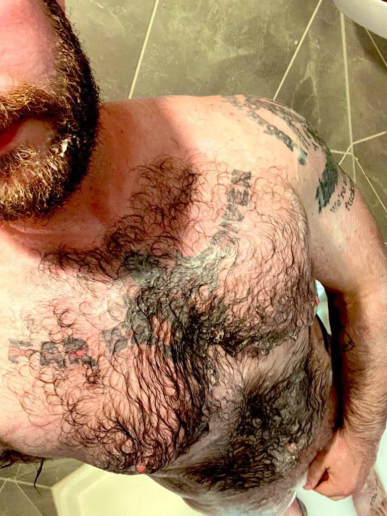 Soapy beard