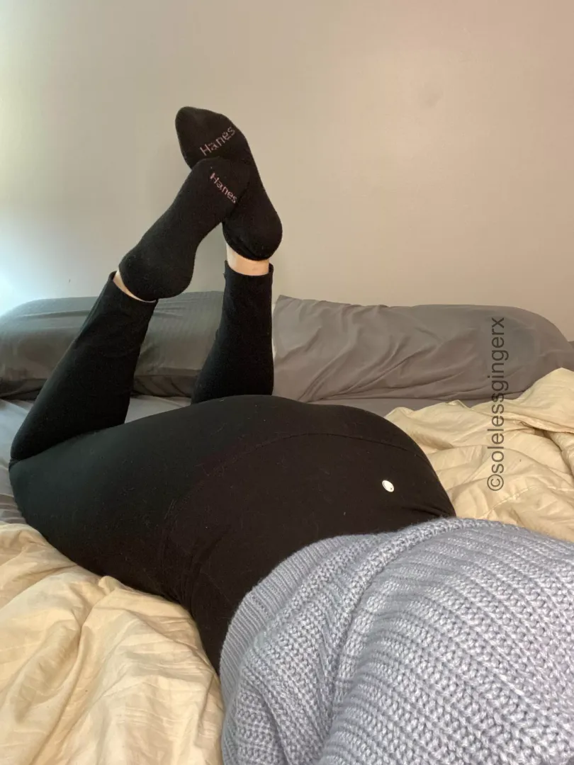 Socks on or off?