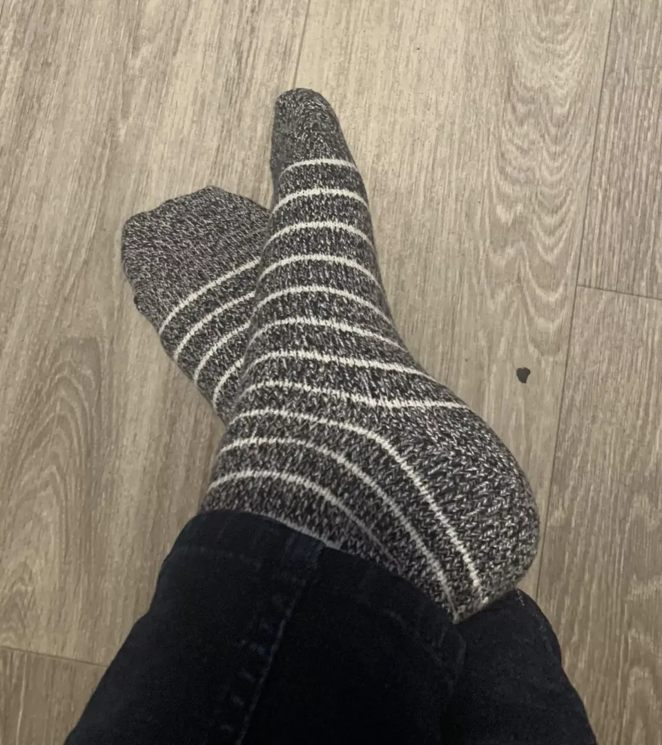 Soft cozy boot socks