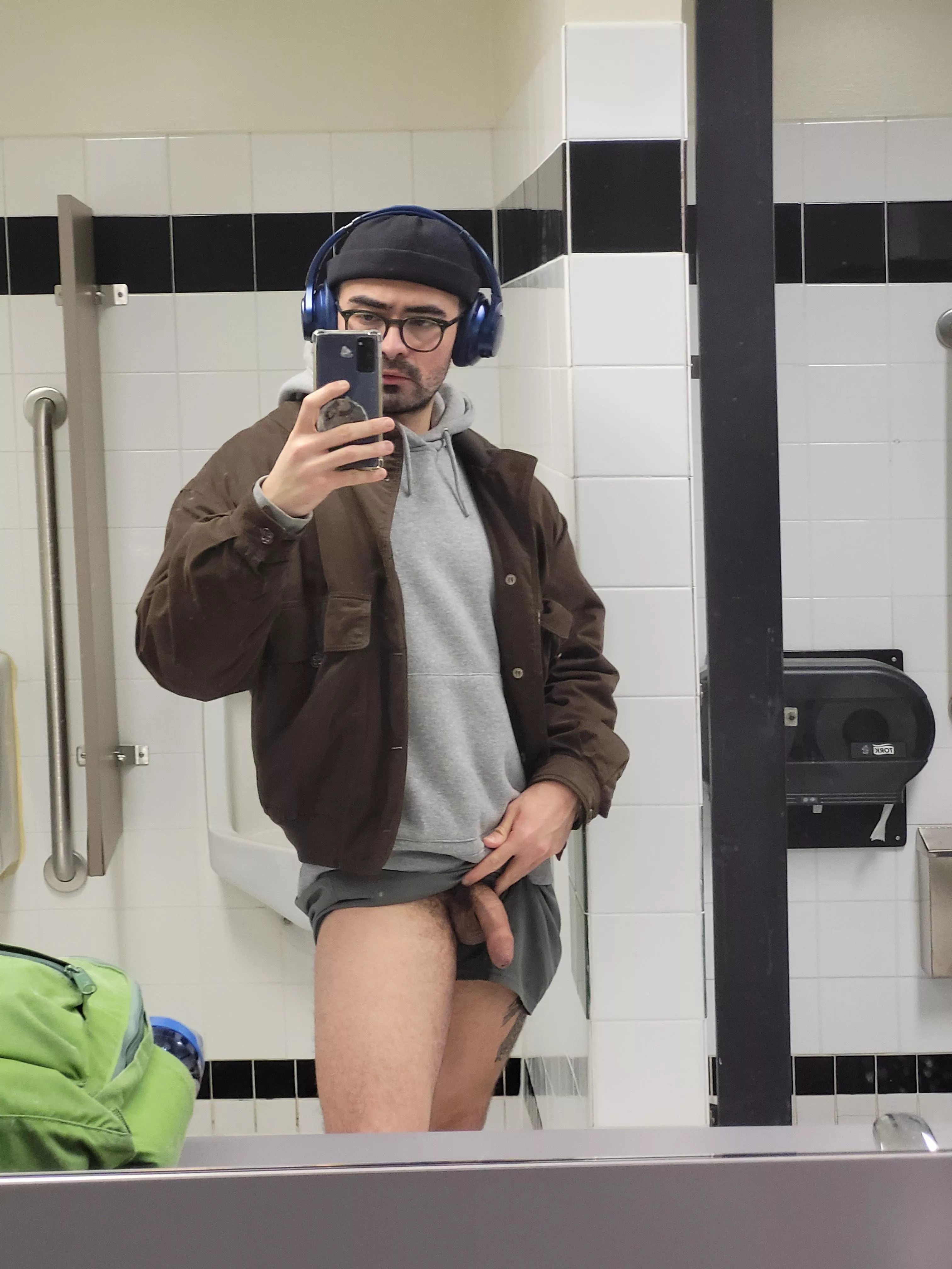 softie in the gym bathroom 😇