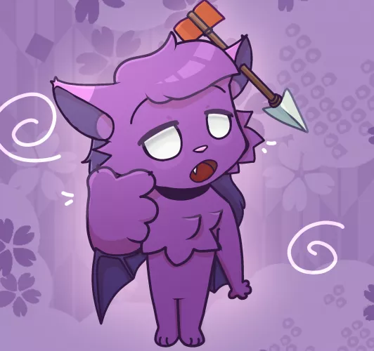 So...I commissioned an artist for the first time. I commissioned u/M1tiu, and u/M1tiu drew this picture of Chira the Bat. (Chira is one of my fursonas.)