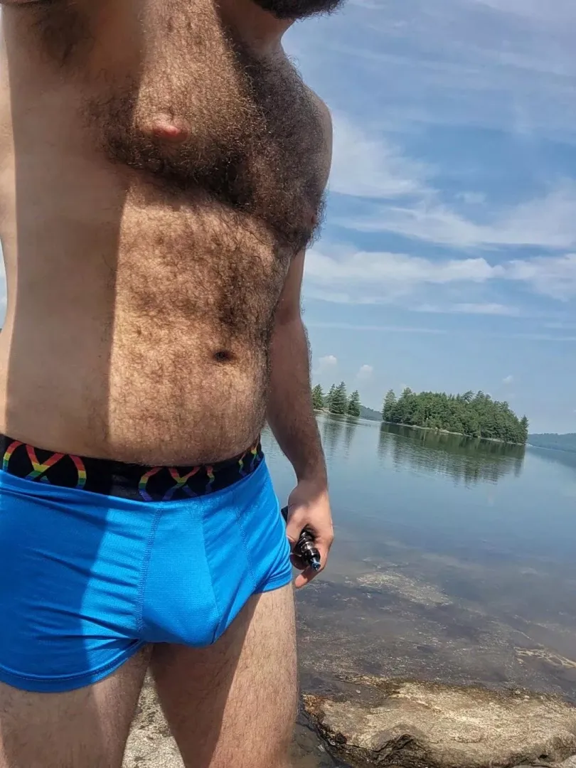Some camping bulge !
