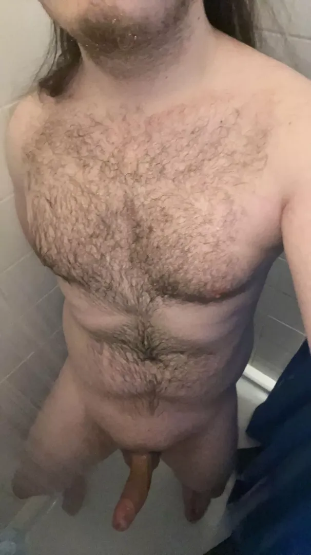 Some wet chest hair with a bonus