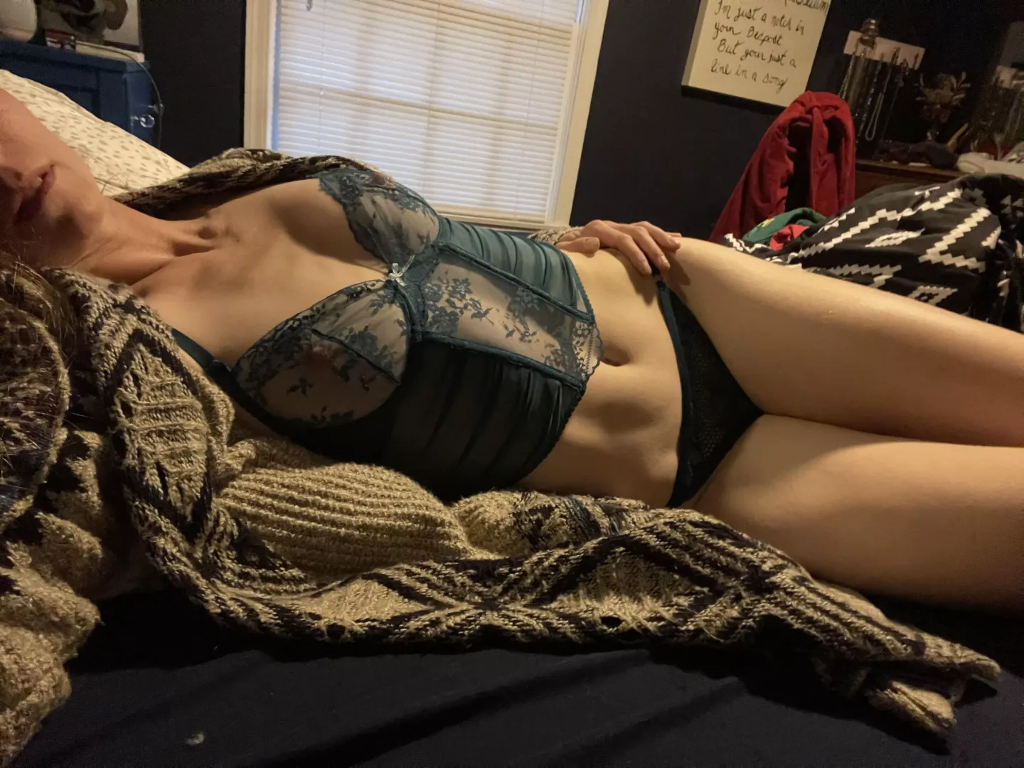 Someone needs to come take my lingerie off