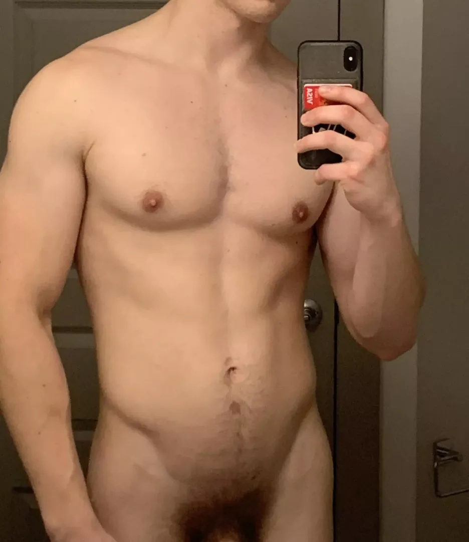 someone told me to shave it clean the other day, but I like it a little hairy (28/m/usa)