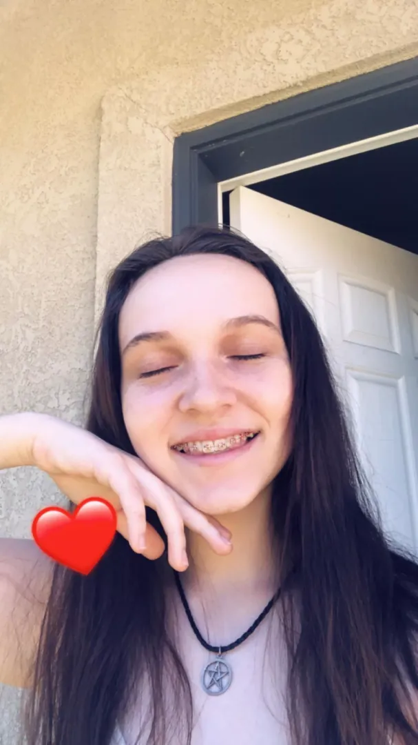 Sometimes my braces make me feel extra cute