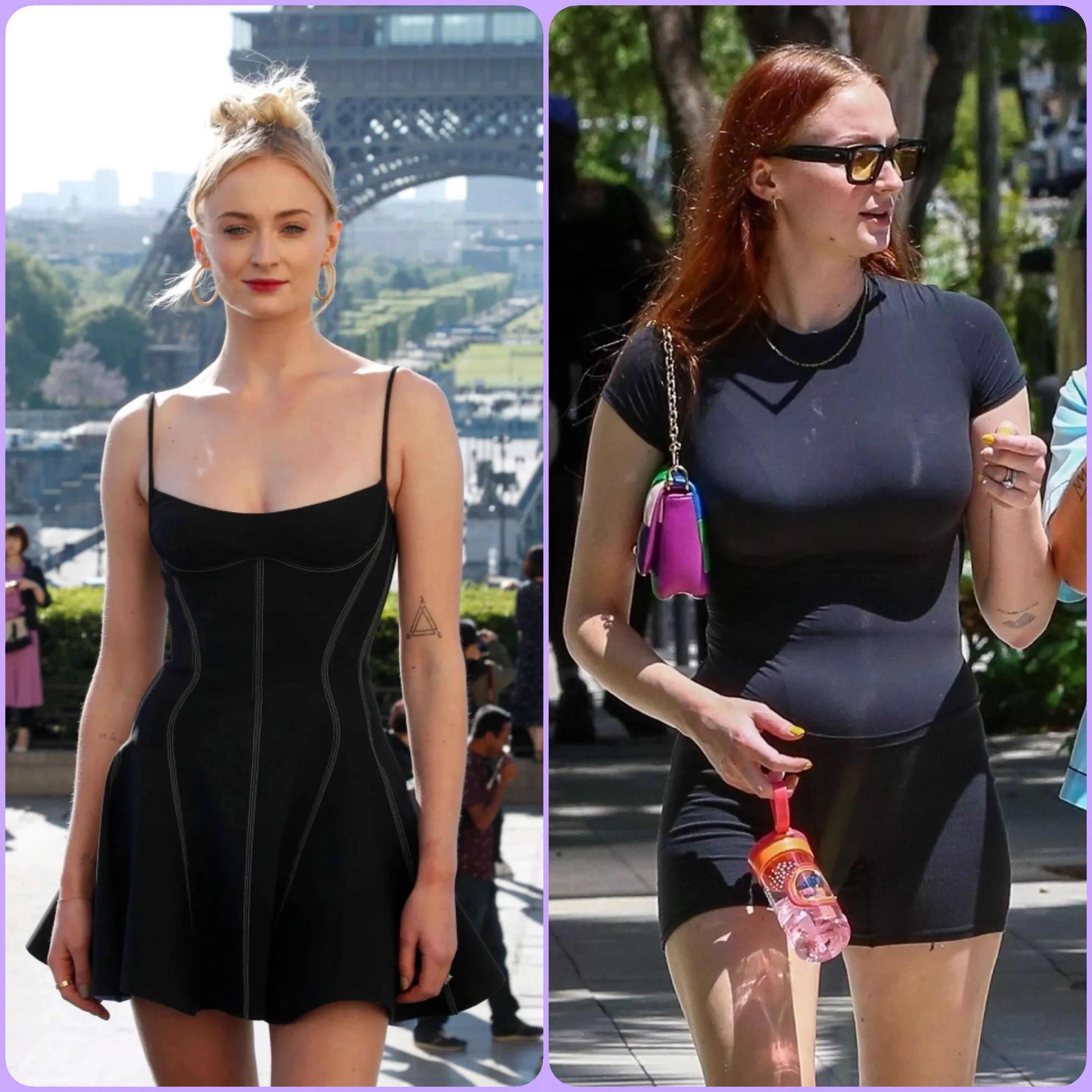 Sophie Turners transformed into such a milf