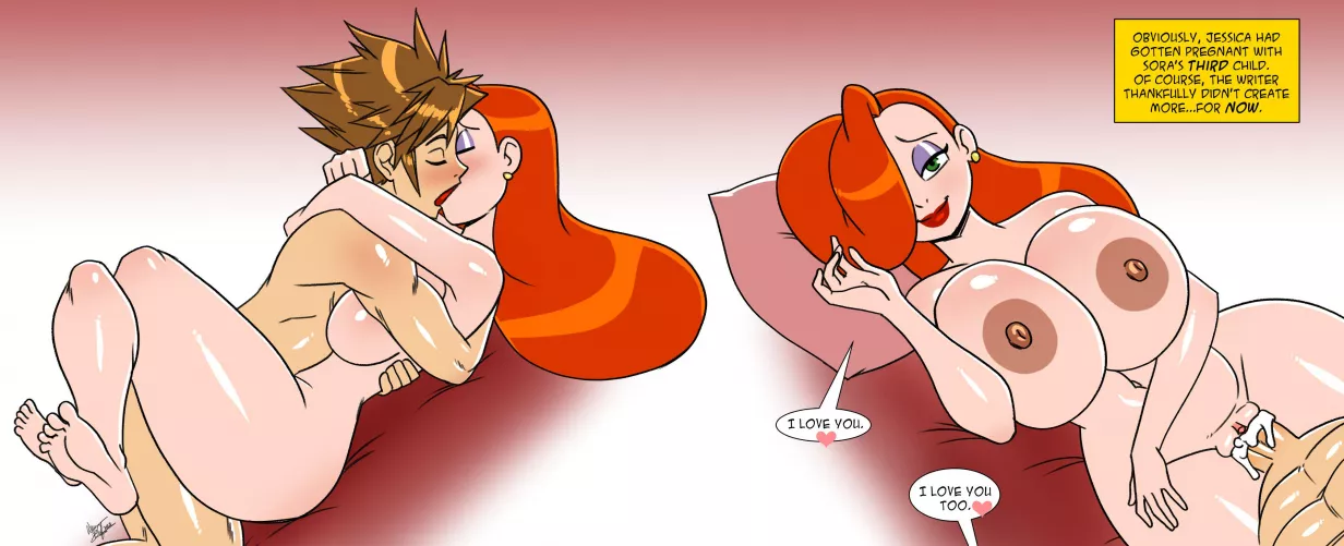 Sora & Jessica (Aeolus06) [KINGDOM HEARTS/WHO FRAMED ROGER RABBIT]