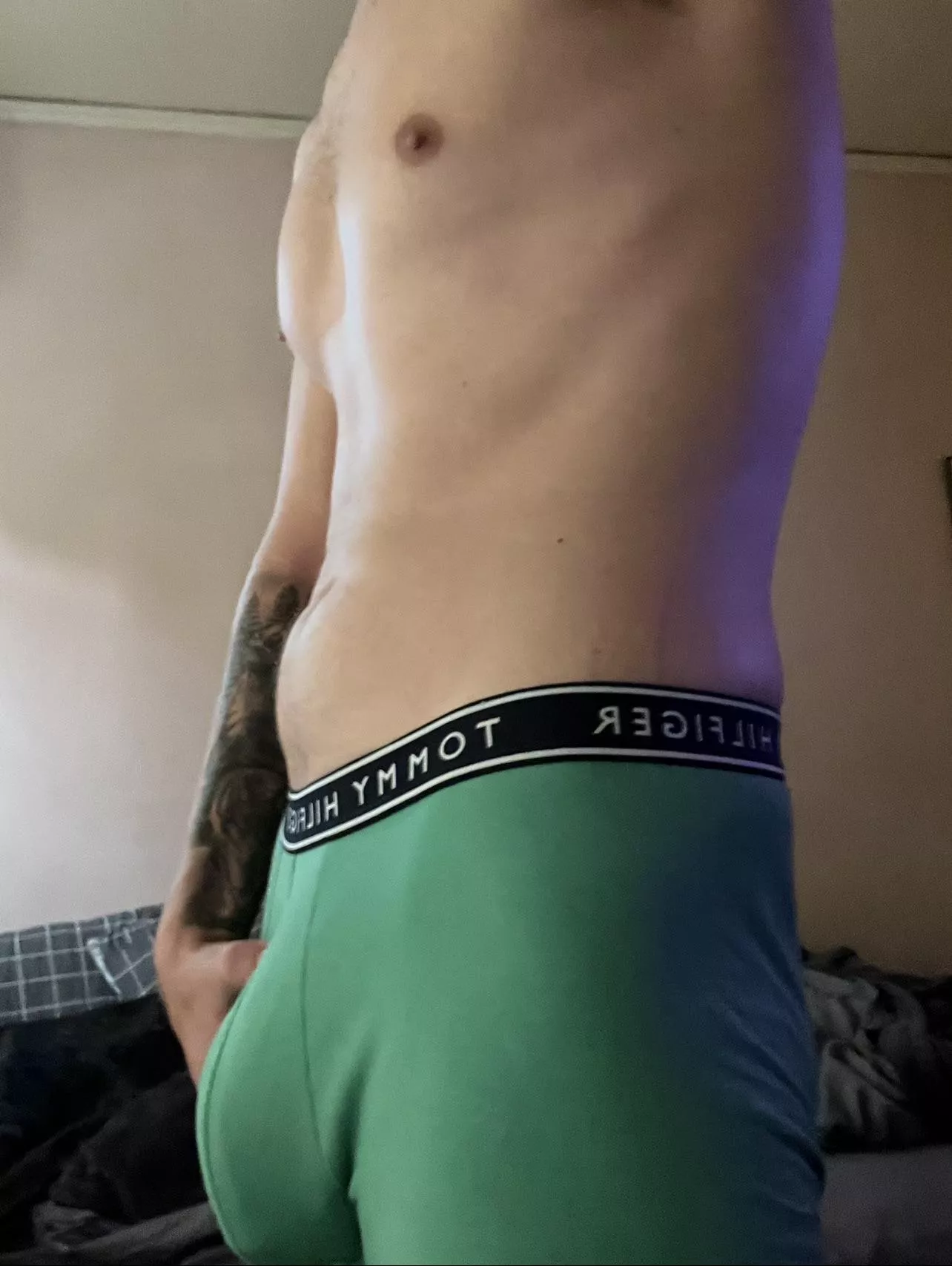 Sorry I didn’t know you were home bro I’d have put on some shorts