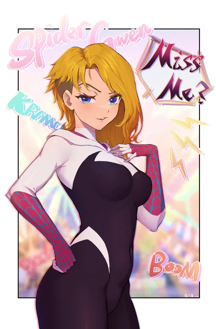 Spider Gwen Is Cute (Ling Luo Xi Yang ) [Marvel]