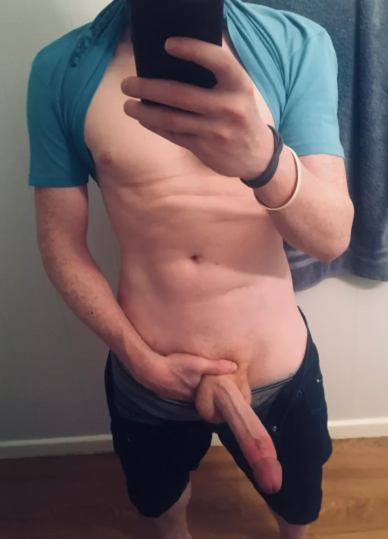 Spit on the tip before you suck it