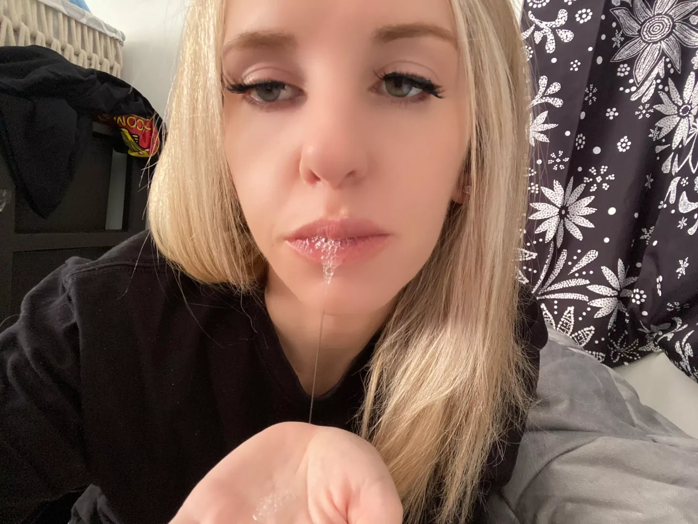 Spitting in my hand